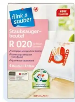 Rossmann Flink & Sauber Staubsaugerbeutel Angebot