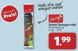Famila Nord West Jeden Tag Salami Stangerl mild Angebot