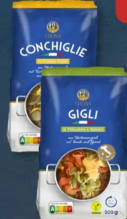 Aldi Süd Cucina Pasta Spezialitäten vegan Angebot