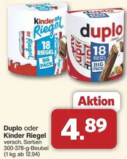 Famila Nord West Duplo oder Kinder Riegel Angebot