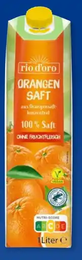 Aldi Süd rio d'oro Orangensaft Vegan Angebot