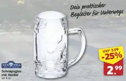 Famila Nord West VAN WELL Schnapsglas mit Henkel Angebot