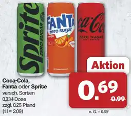 Famila Nord West Coca-Cola, Fanta oder Sprite Angebot