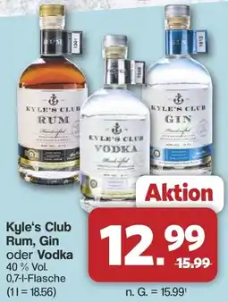 Famila Nord West Kyle's Club Rum, Gin oder Vodka Angebot