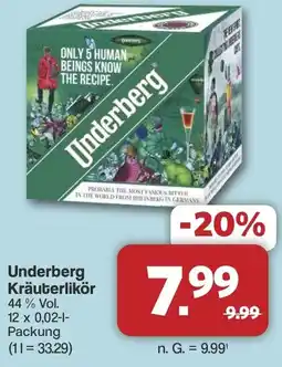 Famila Nord West Underberg Kräuterlikör Angebot