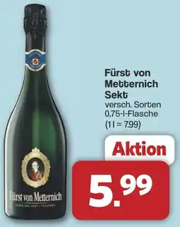 Famila Nord West Fürst von Metternich Sekt Angebot