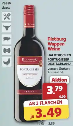 Famila Nord West Rietburg Wappen Weine Angebot