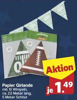 Famila Nord West Papier Girlande Angebot