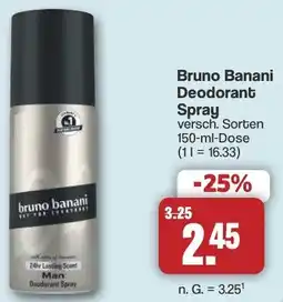 Famila Nord West Bruno Banani Deodorant Spray Angebot