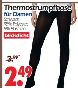 Wreesmann Thermostrumpfhose für damen Angebot