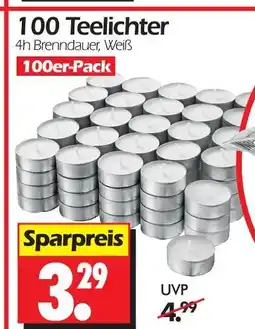 Wreesmann 100 teelichter Angebot