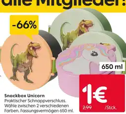 Rusta Snackbox unicorn Angebot