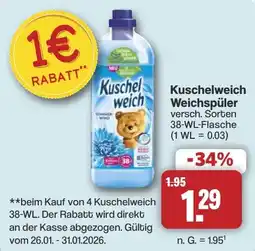 Famila Nord West Kuschelweich Weichspüler Angebot