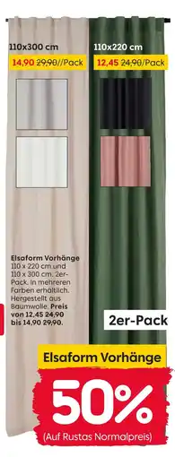 Rusta Elsaform vorhänge Angebot