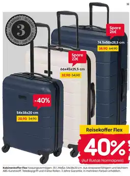 Rusta Reisekoffer flex 54x38x20 cm Angebot