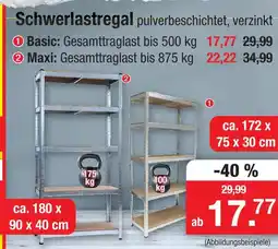 Zimmermann Schwerlastregal basic Angebot