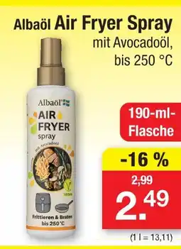 Zimmermann Albaöl air fryer spray Angebot