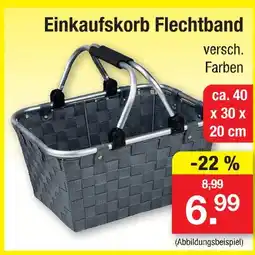 Zimmermann Einkaufskorb flechtband Angebot