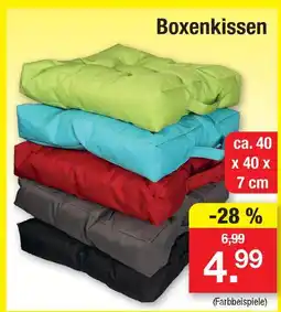 Zimmermann Boxenkissen Angebot