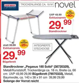Möbelzentrum Pforzheim Leifheit standtrockner pegasus 180 solid Angebot