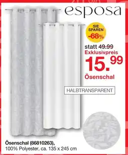Möbelzentrum Pforzheim Esposa ösenschal Angebot