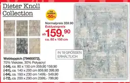 Möbelzentrum Pforzheim Dieter knoll collection webteppich Angebot