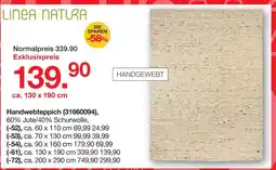 Möbelzentrum Pforzheim Linea natura handwebteppich Angebot