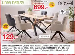 Möbelzentrum Pforzheim Linea natura, novel esstisch Angebot