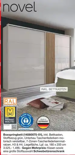 Möbelzentrum Pforzheim Welnova boxspringbett Angebot