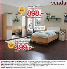 Möbelzentrum Pforzheim Venda drehtürenschrank 4-türig Angebot