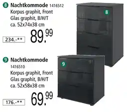 Zurbrüggen Nachtkommode, b/h/t ca. 52x74x38 cm Angebot