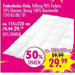 Möbel Boss Federdecke oslo Angebot