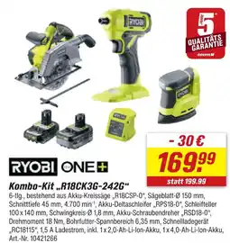 toom Baumarkt Ryobi kombo-kit „r18ck3g-242g“ Angebot