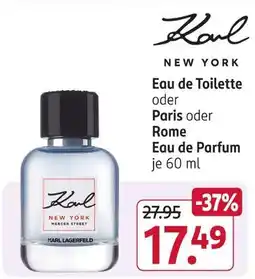 Rossmann Karl lagerfeld karl new york eau de toilette Angebot