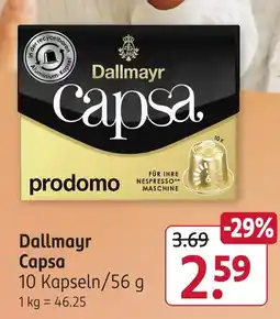 Rossmann Dallmayr capsa Angebot