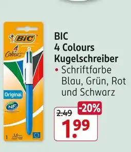 Rossmann Bic 4 colours kugelschreiber Angebot