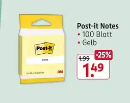 Rossmann 3m post-it notes Angebot
