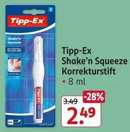 Rossmann Tipp-ex shake’n squeeze korrekturstift Angebot