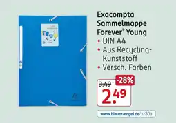 Rossmann Exacompta sammelmappe forever young Angebot