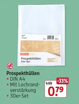 Rossmann Prospekthüllen Angebot