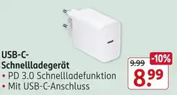 Rossmann Usb-c-schnellladegerät Angebot