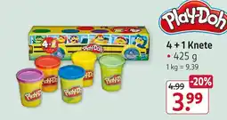 Rossmann Play-doh 4 + 1 knete Angebot