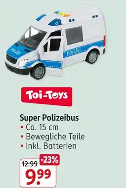 Rossmann Toi-toys super polizeibus Angebot
