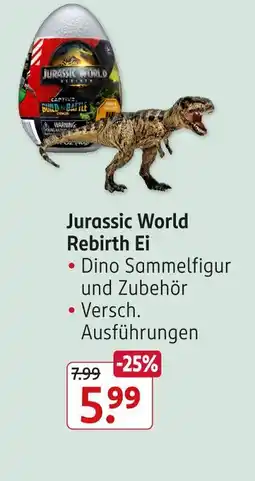Rossmann Jurassic world rebirth ei Angebot