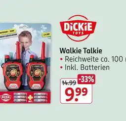 Rossmann Dickie toys walkie talkie Angebot