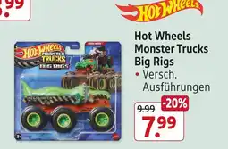 Rossmann Hot wheels monster trucks big rigs Angebot