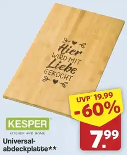 Famila Nord West KESPER Universalabdeckplatte Angebot