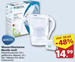 Famila Nord West BRITA Wasserfilterkanne Marella weiß Angebot