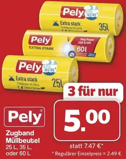 Famila Nord West Pely Zugband Müllbeutel Angebot