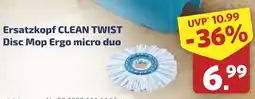 Famila Nord West LEIFHEIT Ersatzkopf CLEAN TWIST Disc Mop Ergo micro duo Angebot